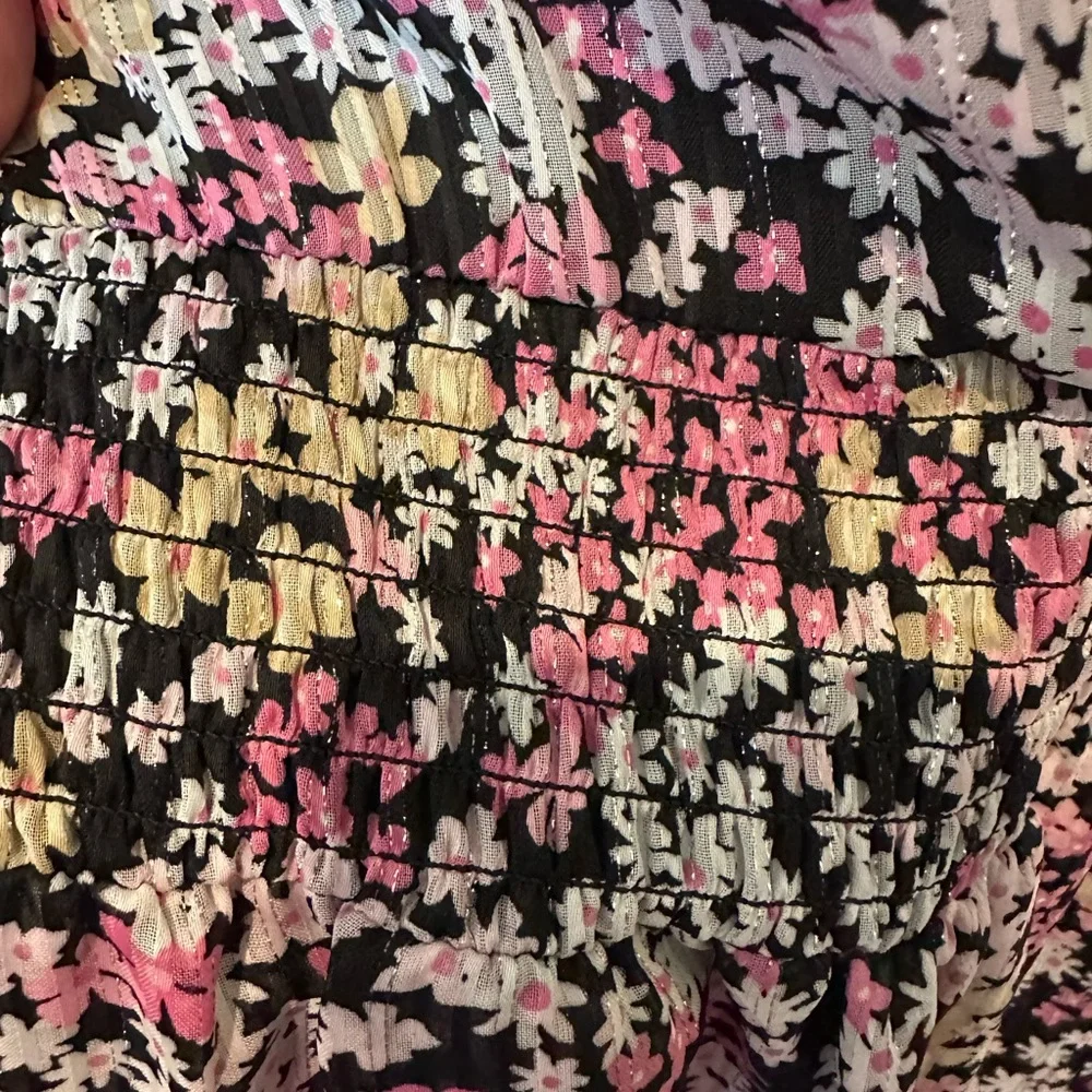 Michael Kors Black and Pink Floral Dress - Picture 4 of 5